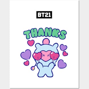 bt21 bts exclusive design 103 Posters and Art